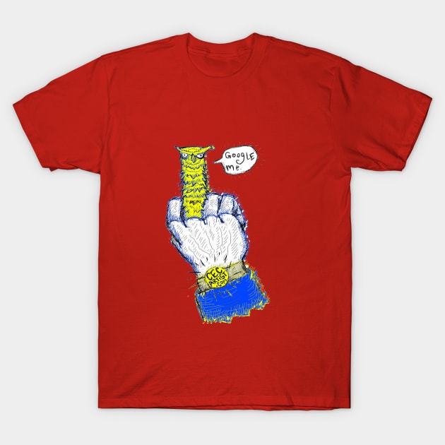 WISE FINGER - RED WHITE AND BLUE T-Shirt by Wise Finger Lab